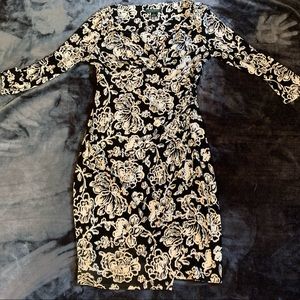 LAUREN Ralph Lauren Dress w/Surplice Neckline